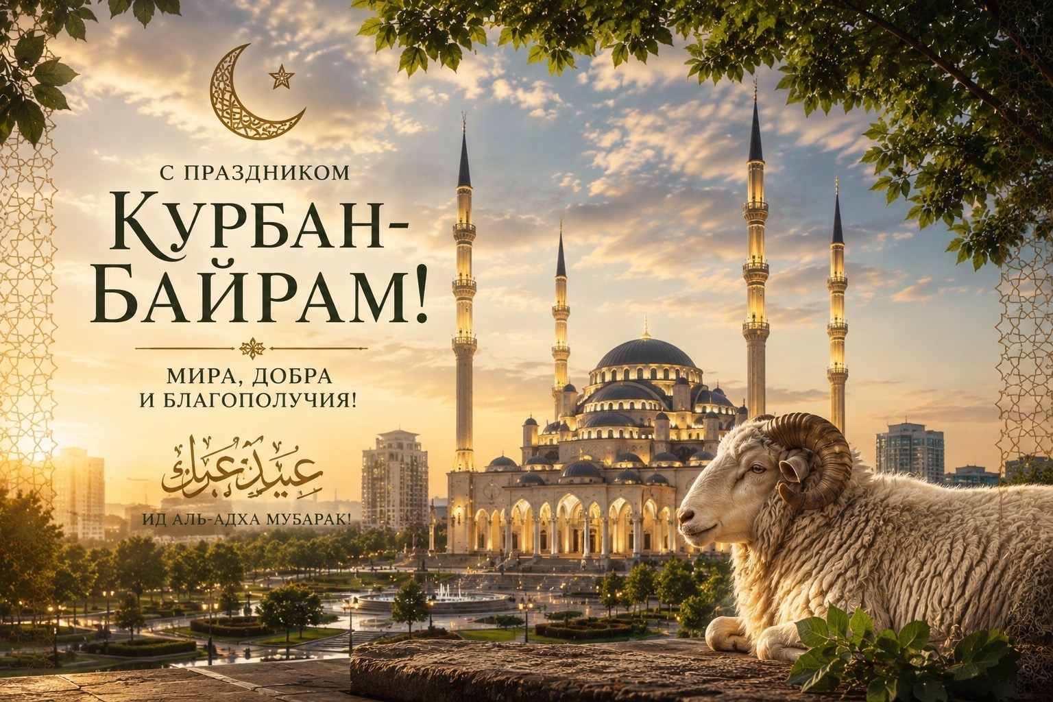 С Праздником Курбан-Байрам!