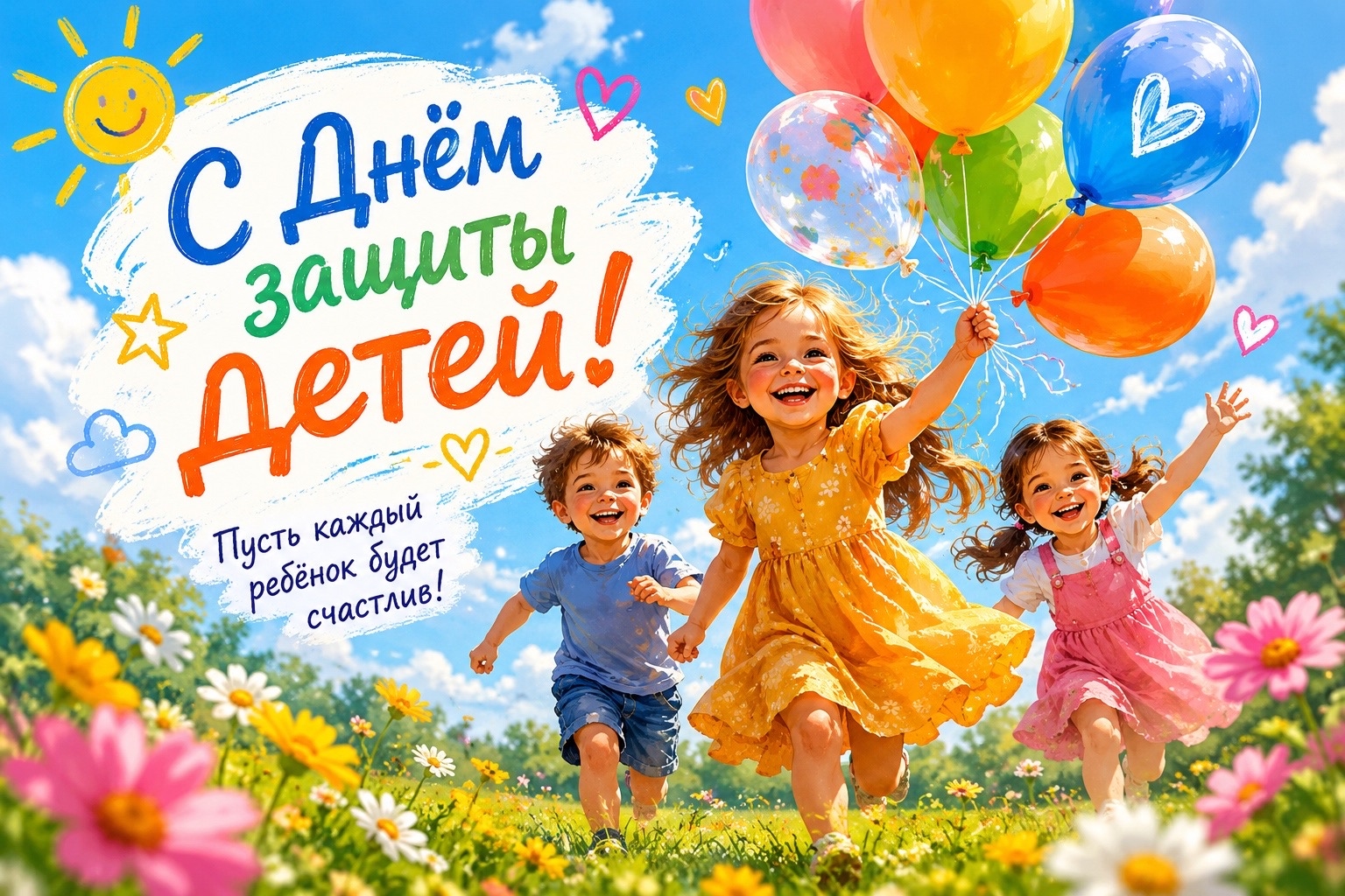 С Днём защиты детей!